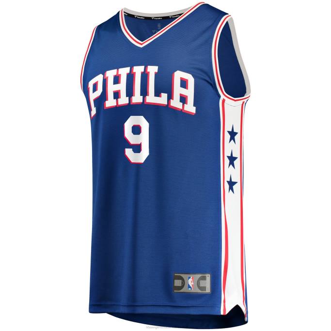 NBA 0F6D16748 camiseta de jugador de philadelphia 76ers mac mcclung royal fast break