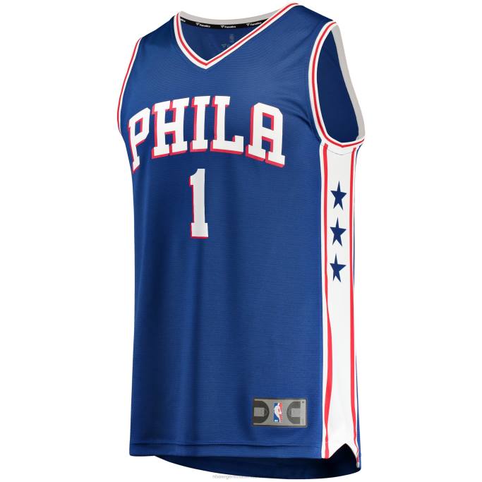 NBA 0F6D16781 philadelphia 76ers james harden royal fast break replica playera de jugador