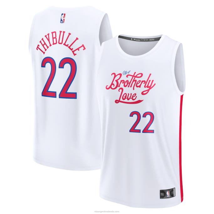 NBA 0F6D17189 camiseta philadelphia 76ers matisse thybulle blanca fastbreak
