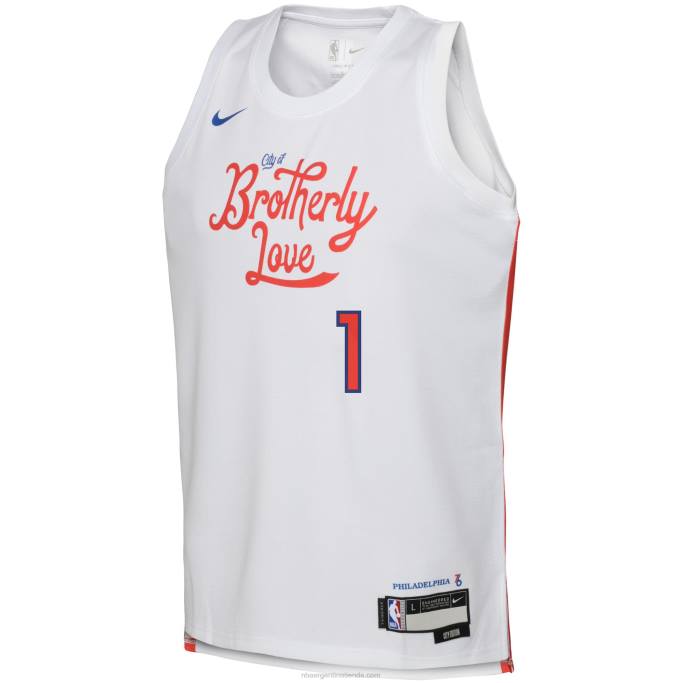 NBA 0F6D17931 camiseta philadelphia 76ers james harden nike blanca swingman