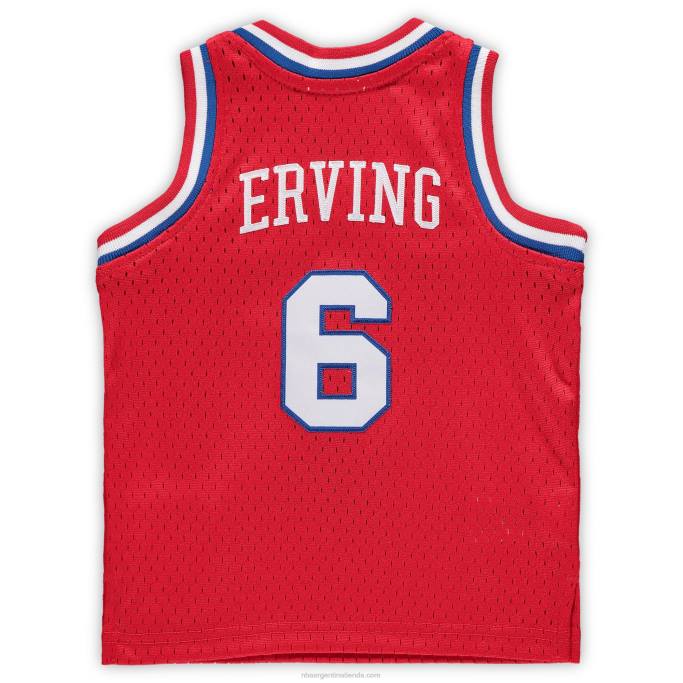 NBA 0F6D18437 philadelphia 76ers julius erving rojo clásico de madera dura jugador retirado jersey