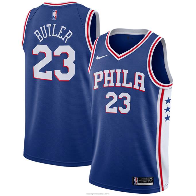 NBA 0F6D18520 camiseta philadelphia 76ers jimmy butler nike azul swingman