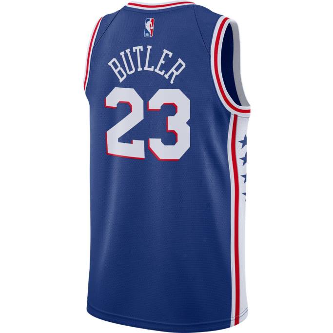 NBA 0F6D18520 camiseta philadelphia 76ers jimmy butler nike azul swingman