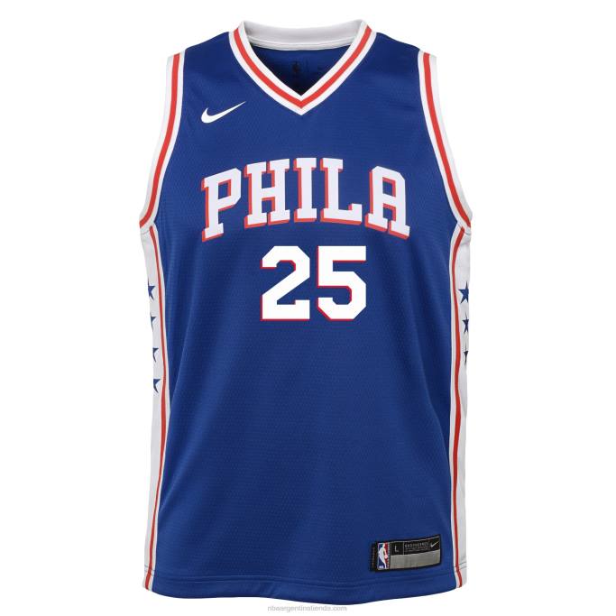 NBA 0F6D19867 philadelphia 76ers ben simmons nike royal swingman camiseta