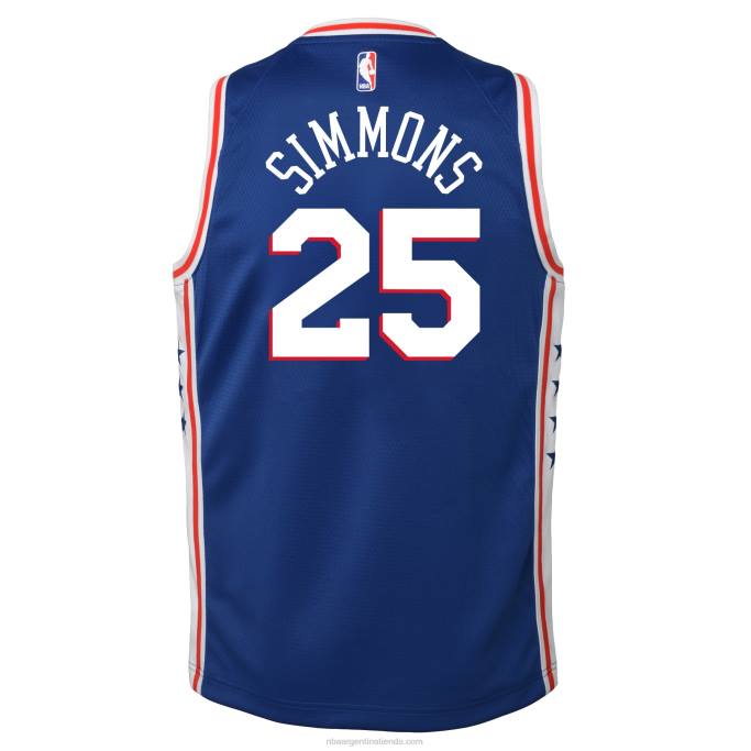 NBA 0F6D19867 philadelphia 76ers ben simmons nike royal swingman camiseta