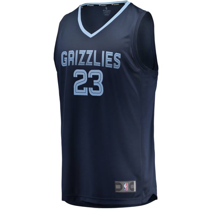 NBA 0F6D19327 réplica de jersey de memphis grizzlies jarrett culver azul marino fast break