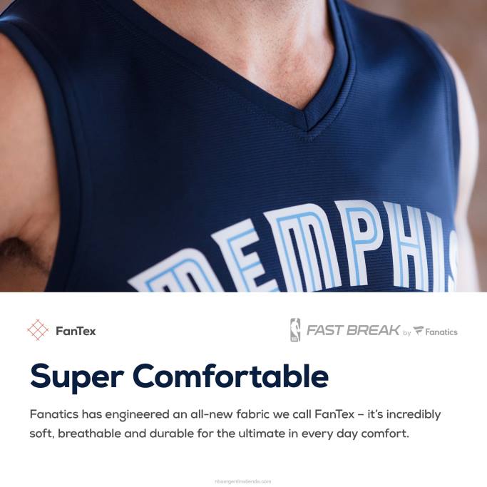 NBA 0F6D19349 réplica de jersey de memphis grizzlies miles plumlee azul marino fast break