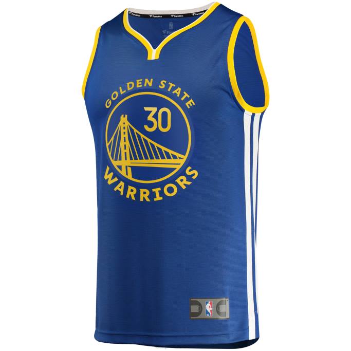 NBA 0F6D16700 golden state warriors stephen curry royal fast break replica playera de jugador