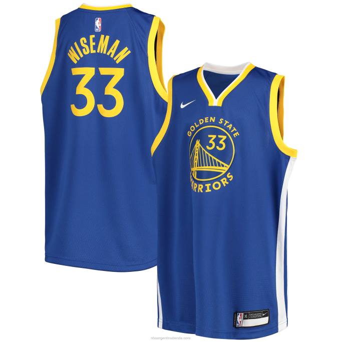NBA 0F6D18596 camiseta nike royal swingman de los guerreros del estado dorado james wiseman