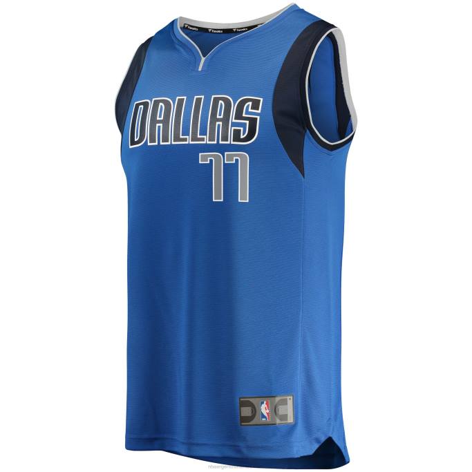 NBA 0F6D16702 dallas mavericks luka doncic azul fast break replica jersey