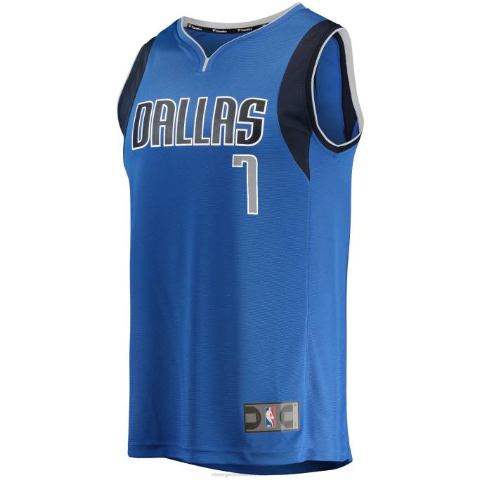 NBA 0F6D17801 dallas mavericks dwight powell camiseta azul de jugador de descanso rápido