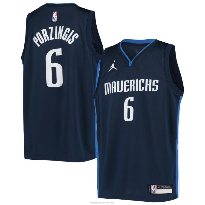 NBA 0F6D17866 dallas mavericks kristaps porzingis jordan marca azul marino swingman jugador jersey
