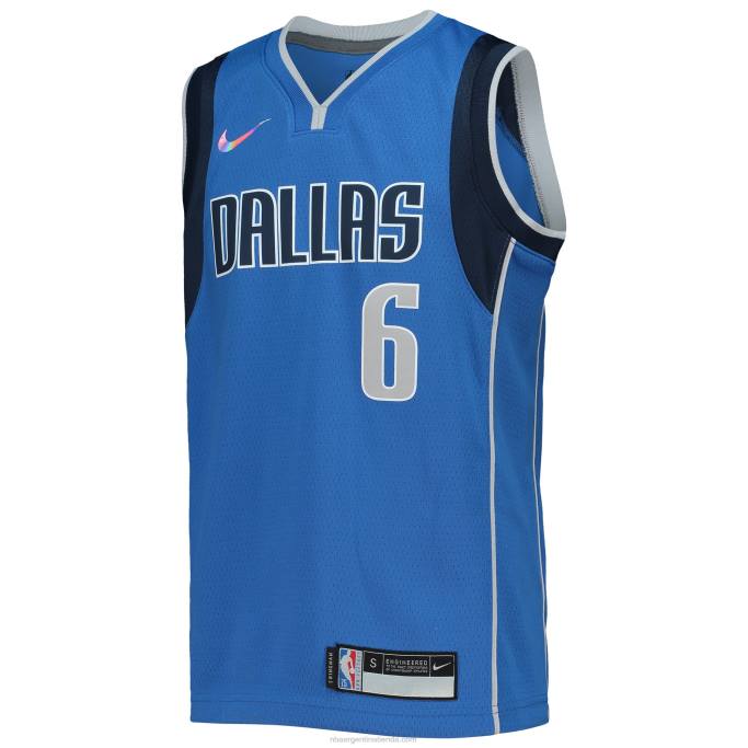 NBA 0F6D18107 camiseta de los mavericks de dallas mavericks kristaps porzingis nike azul diamante swingman