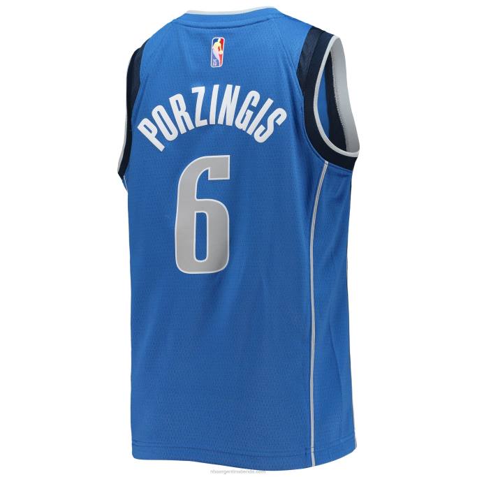 NBA 0F6D18107 camiseta de los mavericks de dallas mavericks kristaps porzingis nike azul diamante swingman
