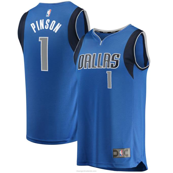 NBA 0F6D18166 camiseta réplica de theo pinson azul de los mavericks de dallas mavericks