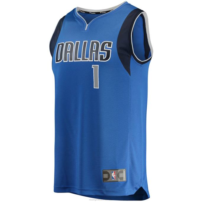 NBA 0F6D18166 camiseta réplica de theo pinson azul de los mavericks de dallas mavericks