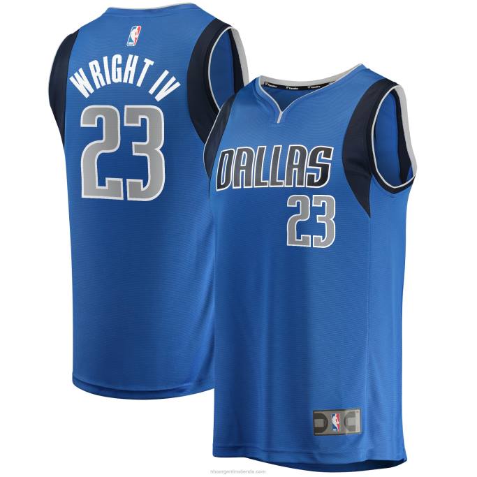 NBA 0F6D18411 dallas mavericks mckinley wright iv azul fast break player jersey