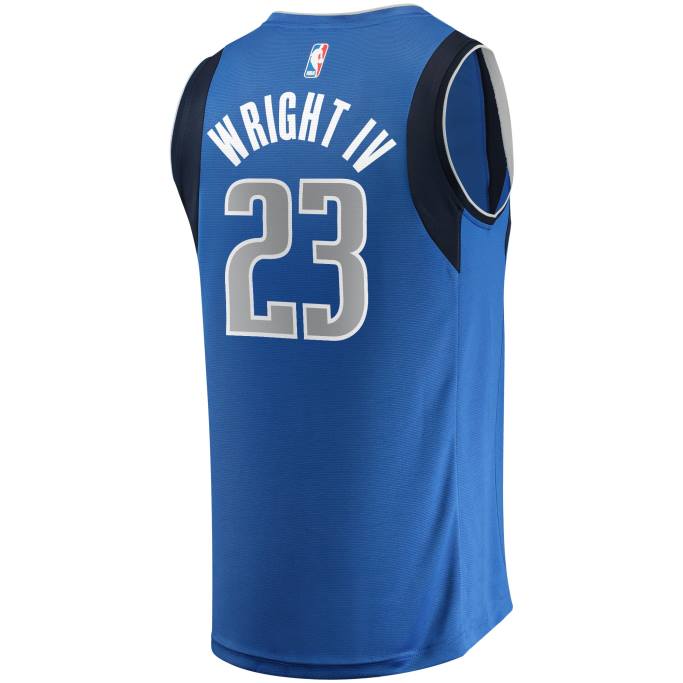 NBA 0F6D18411 dallas mavericks mckinley wright iv azul fast break player jersey