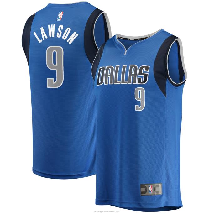 NBA 0F6D18412 dallas mavericks a.j. camiseta de jugador de contraataque Lawson azul