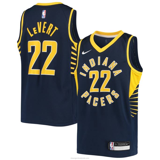 NBA 0F6D18322 Camiseta Indiana Pacers Caris Levert Nike Swingman Azul Marino