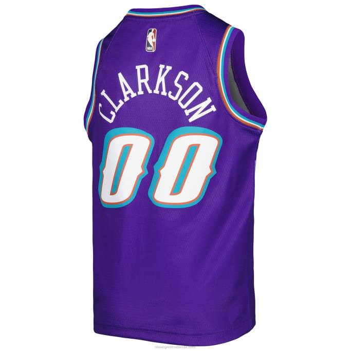 NBA 0F6D16766 utah jazz jordan clarkson nike púrpura swingman jersey
