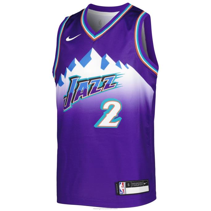 NBA 0F6D17296 camiseta collin sexton utah jazz púrpura swingman nike
