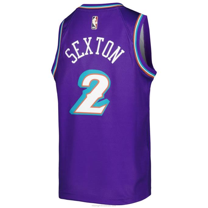 NBA 0F6D17296 camiseta collin sexton utah jazz púrpura swingman nike