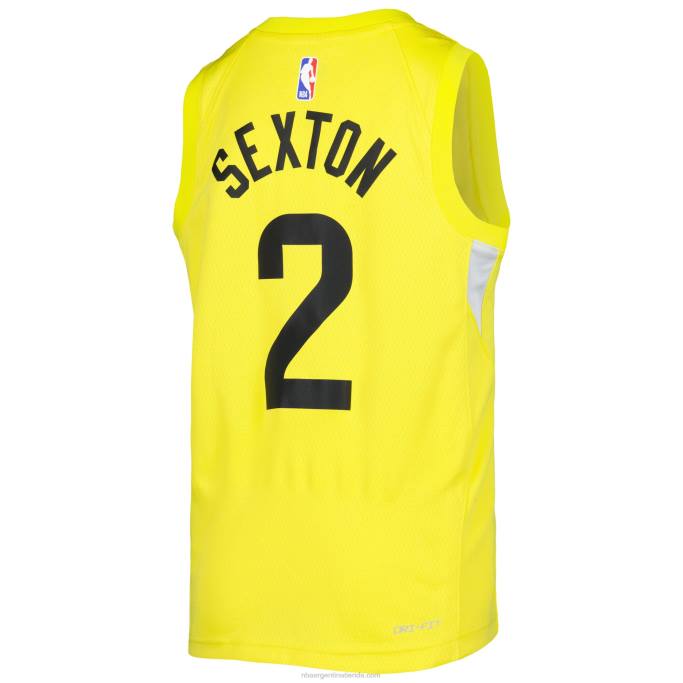 NBA 0F6D18110 camiseta collin sexton utah jazz amarillo swingman nike