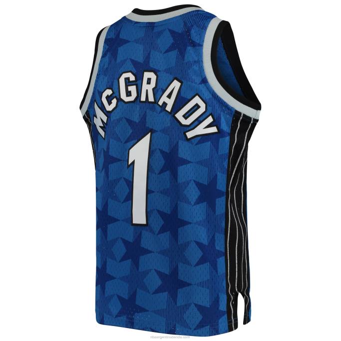 NBA 0F6D16750 orlando magic tracy mcgrady mitchell & ness camiseta azul swingman retro