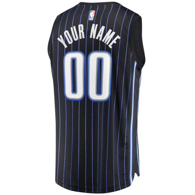 NBA 0F6D16785 orlando magic black fast break replica camiseta personalizada