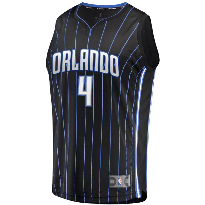 NBA 0F6D16985 orlando magic jalen suggs negro 2021 draft primera ronda pick fast break replica jersey