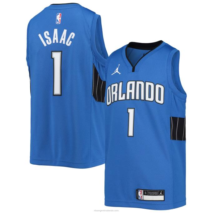 NBA 0F6D18059 orlando magic jonathan isaac jordan marca azul jugador jersey