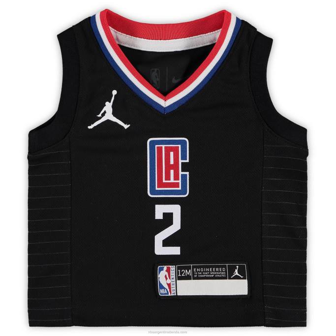 NBA 0F6D17152 la clippers kawhi leonard jordan marca jersey negro