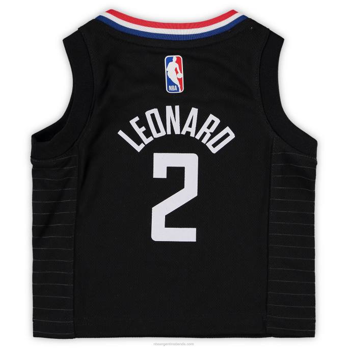 NBA 0F6D17152 la clippers kawhi leonard jordan marca jersey negro