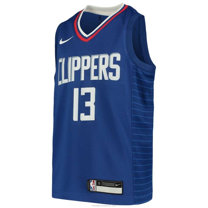 NBA 0F6D17201 la clippers paul george nike royal swingman jersey
