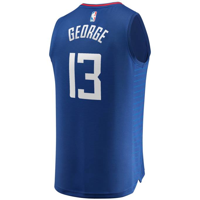 NBA 0F6D17317 la clippers paul george royal fast break réplica jersey