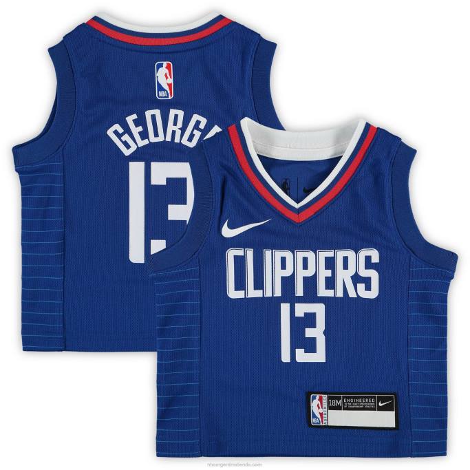 NBA 0F6D17602 la clippers paul george nike royal jersey
