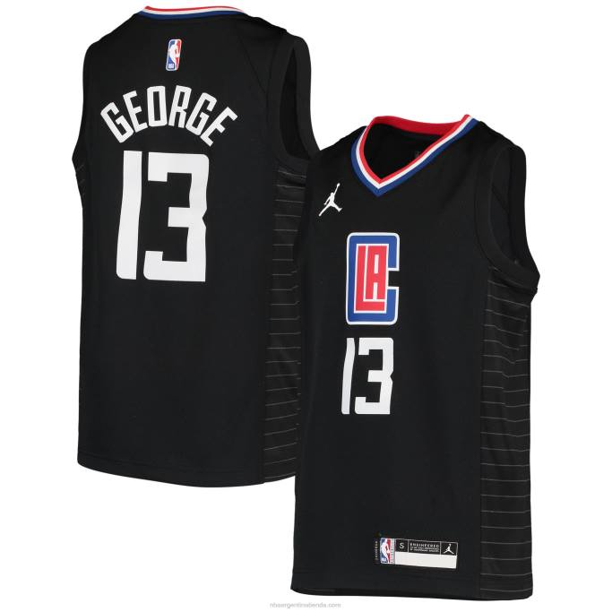 NBA 0F6D17714 la clippers paul george jordan brand negro swingman jugador jersey