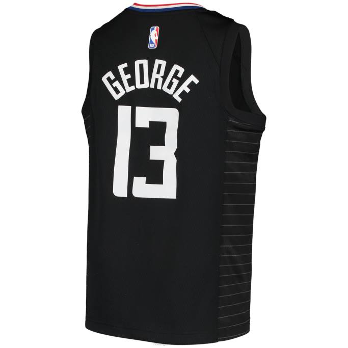 NBA 0F6D17714 la clippers paul george jordan brand negro swingman jugador jersey
