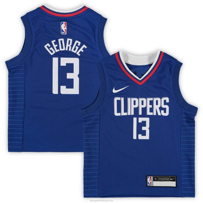 NBA 0F6D17753 Preescolar la clippers paul george nike royal fast break replica jersey