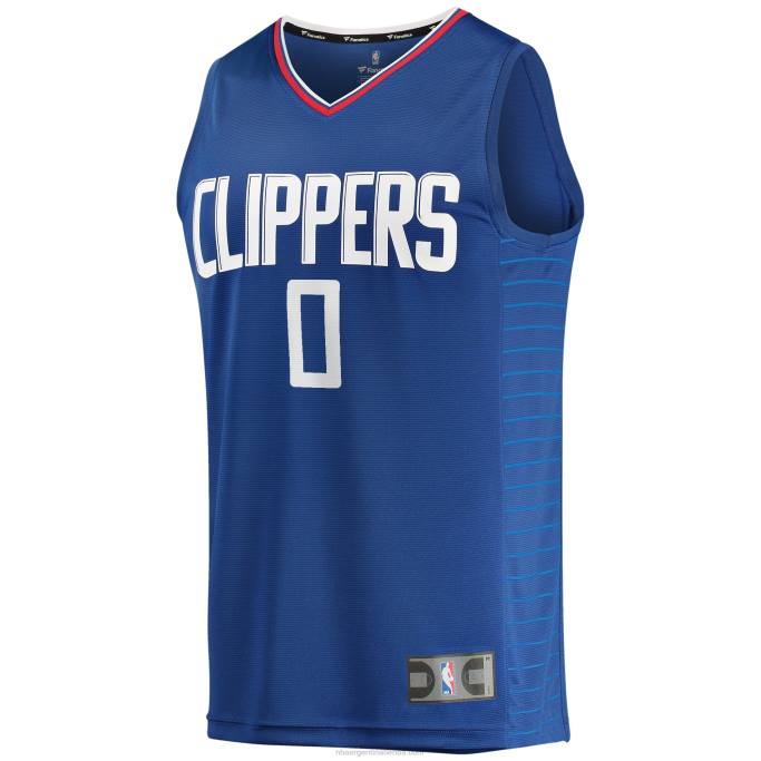 NBA 0F6D17775 la clippers jason preston royal fast break player jersey