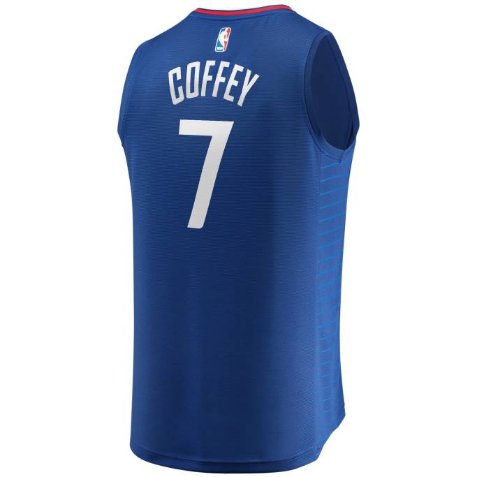 NBA 0F6D18470 la clippers amir coffey royal fast break camiseta de jugador