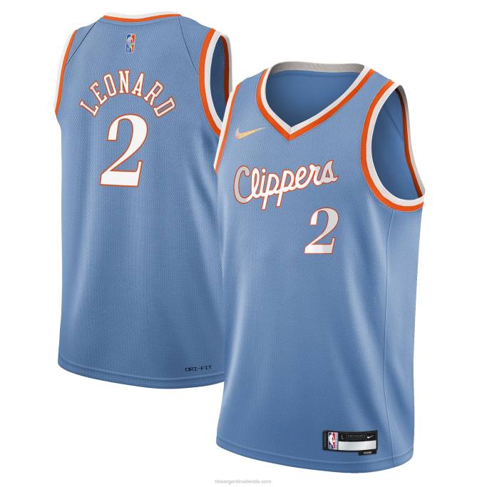 NBA 0F6D18549 camiseta la clippers kawhi leonard nike azul claro swingman