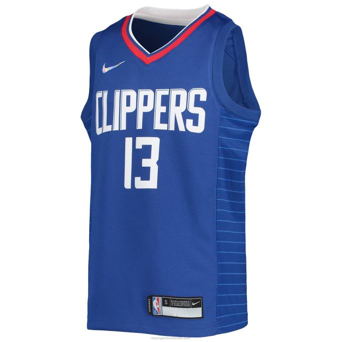 NBA 0F6D18658 la clippers paul george nike royal diamante swingman jersey