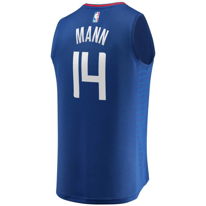 NBA 0F6D18780 la clippers terance mann royal fast break player jersey