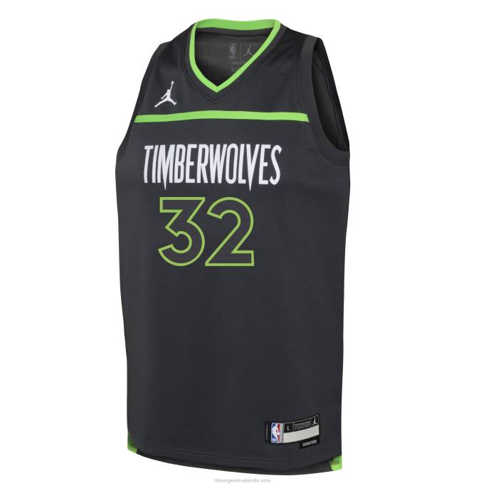 NBA 0F6D17634 minnesota timberwolves karl-anthony towns jordan marca negro swingman jersey