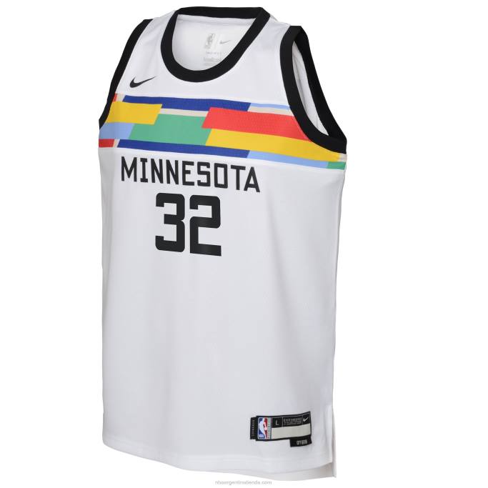 NBA 0F6D18563 camiseta de los minnesota timberwolves karl-anthony towns nike blanca swingman