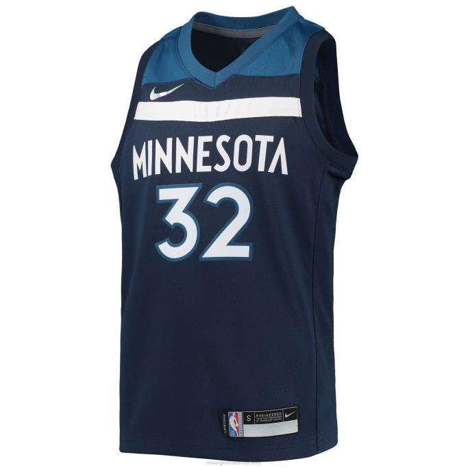 NBA 0F6D18842 minnesota timberwolves karl-anthony towns nike azul marino diamante swingman jersey