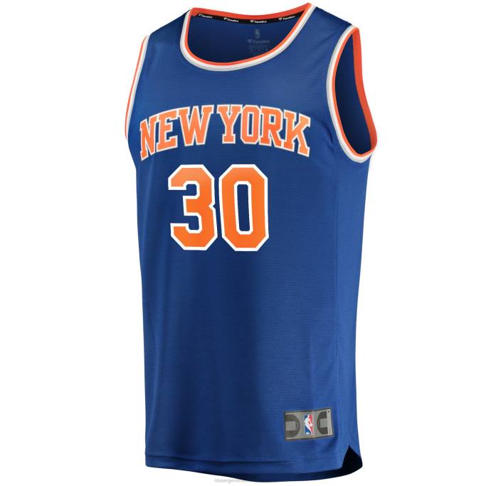 NBA 0F6D16793 camiseta réplica de julius randle azul de los new york knicks fast break