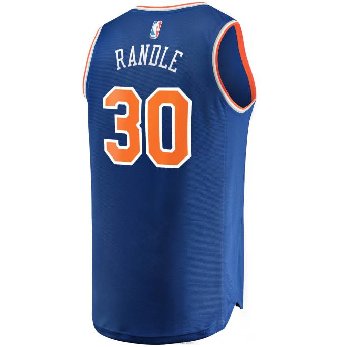 NBA 0F6D16793 camiseta réplica de julius randle azul de los new york knicks fast break